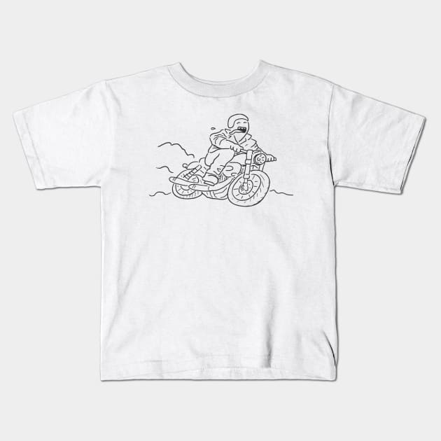 open road - noodle tee Kids T-Shirt by noodletee